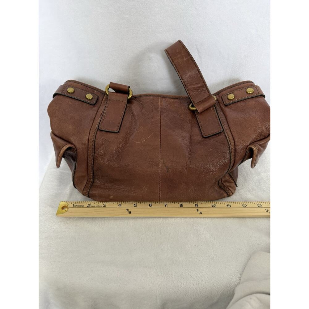 Fossil Long Live Vintage Brown Leather Shoulder Bag - Picture 10 of 14